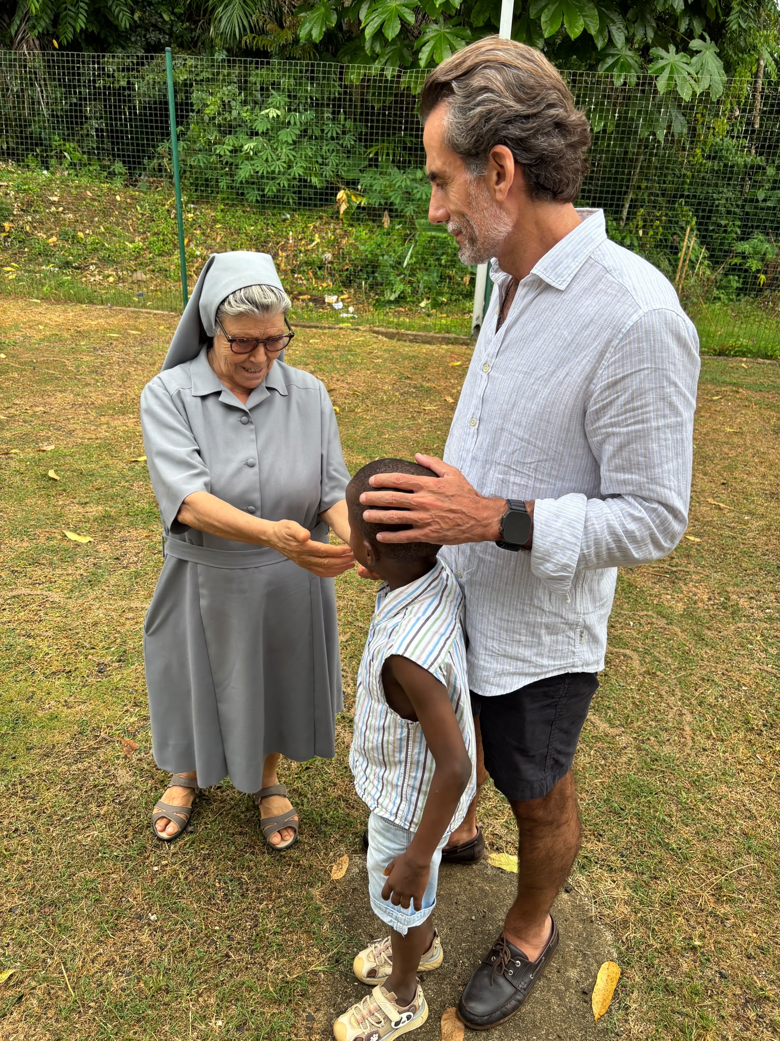 Baldomero en la visita a la Casa de los Pequeñitos